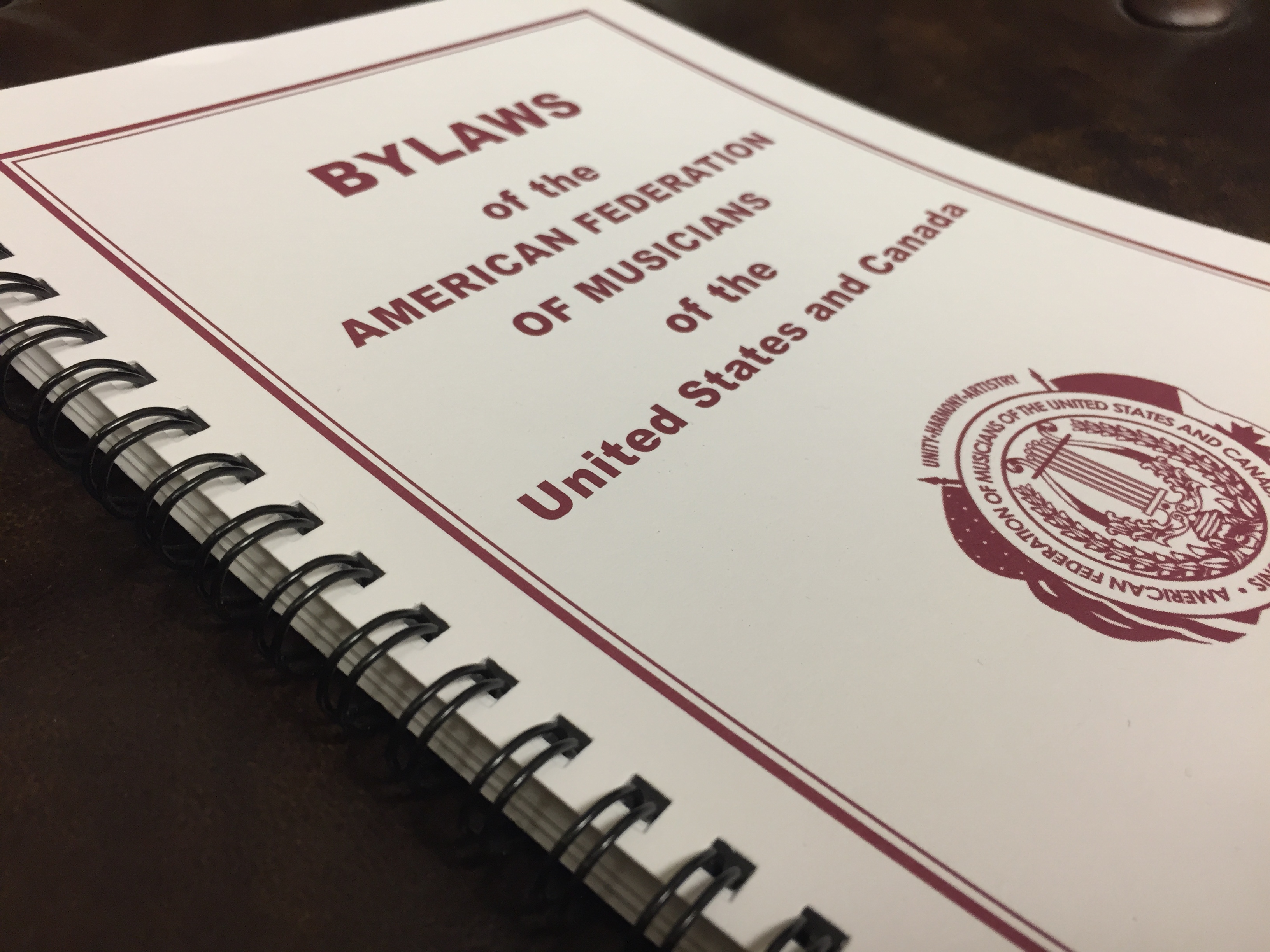 Proposed changes to the Musicians’ Association of Hawaii Bylaws
