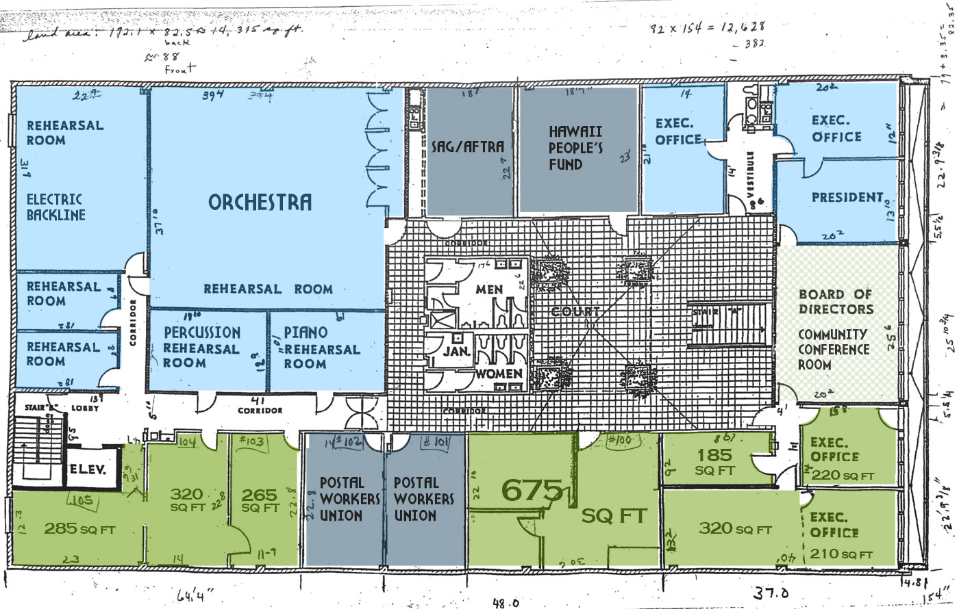 Building Updates: Fall 2017 - Musicians' Association of Hawai‘i